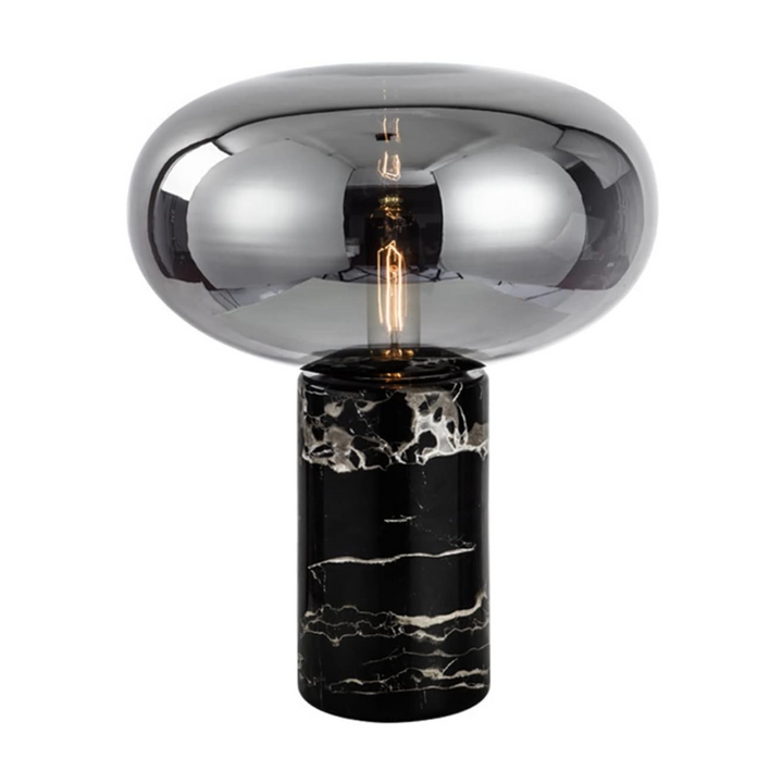 Modern Kiara oval marble table lamp designed for luxury home lighting