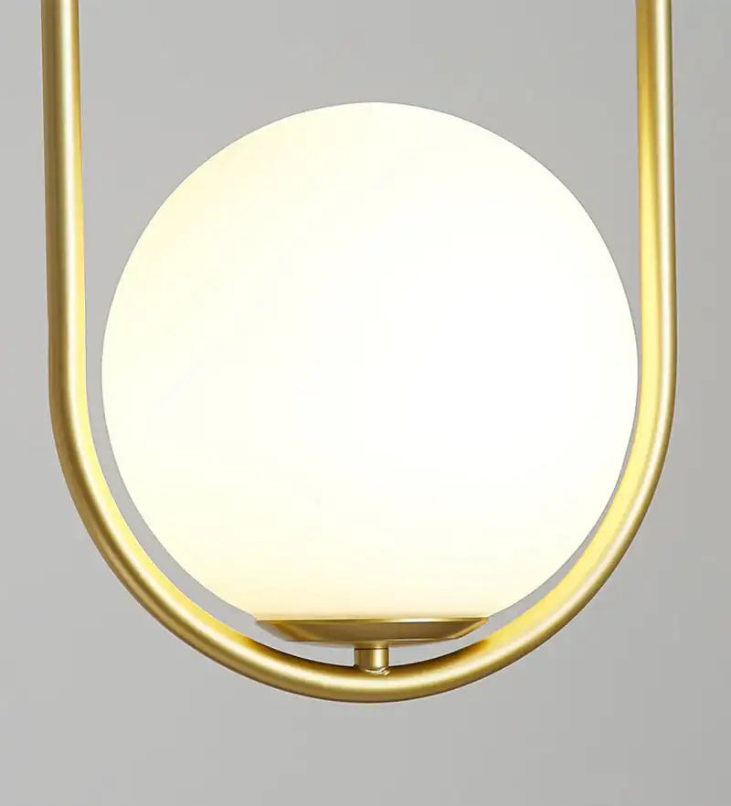 Klay - G9 bulb contemporary round glass Pendant Light