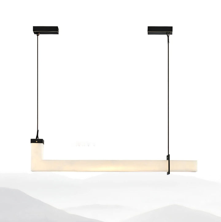 L-Axis pendant lamp modern lighting showcasing a sleek hanging view for stylish contemporary interiors"