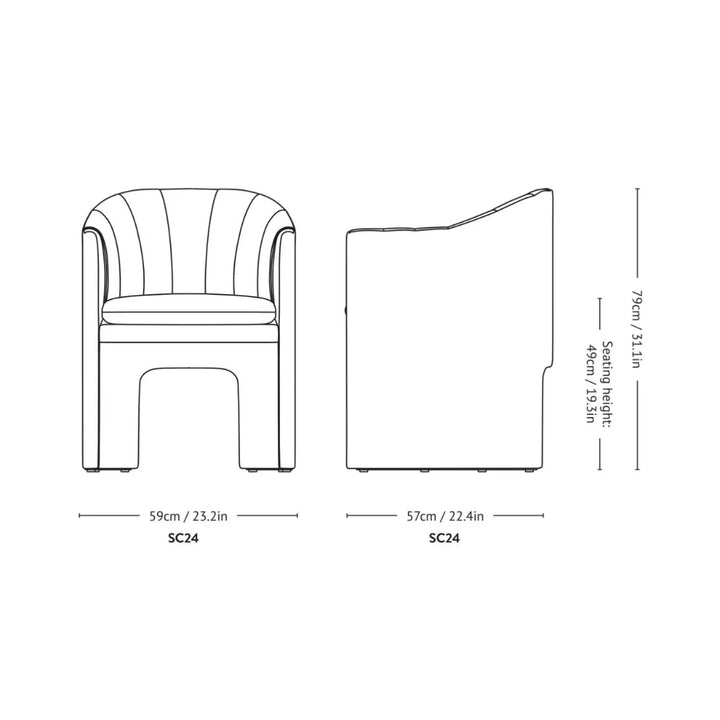 Leba designer chair with sleek modern design and comfortable seating, ideal for stylish interiors