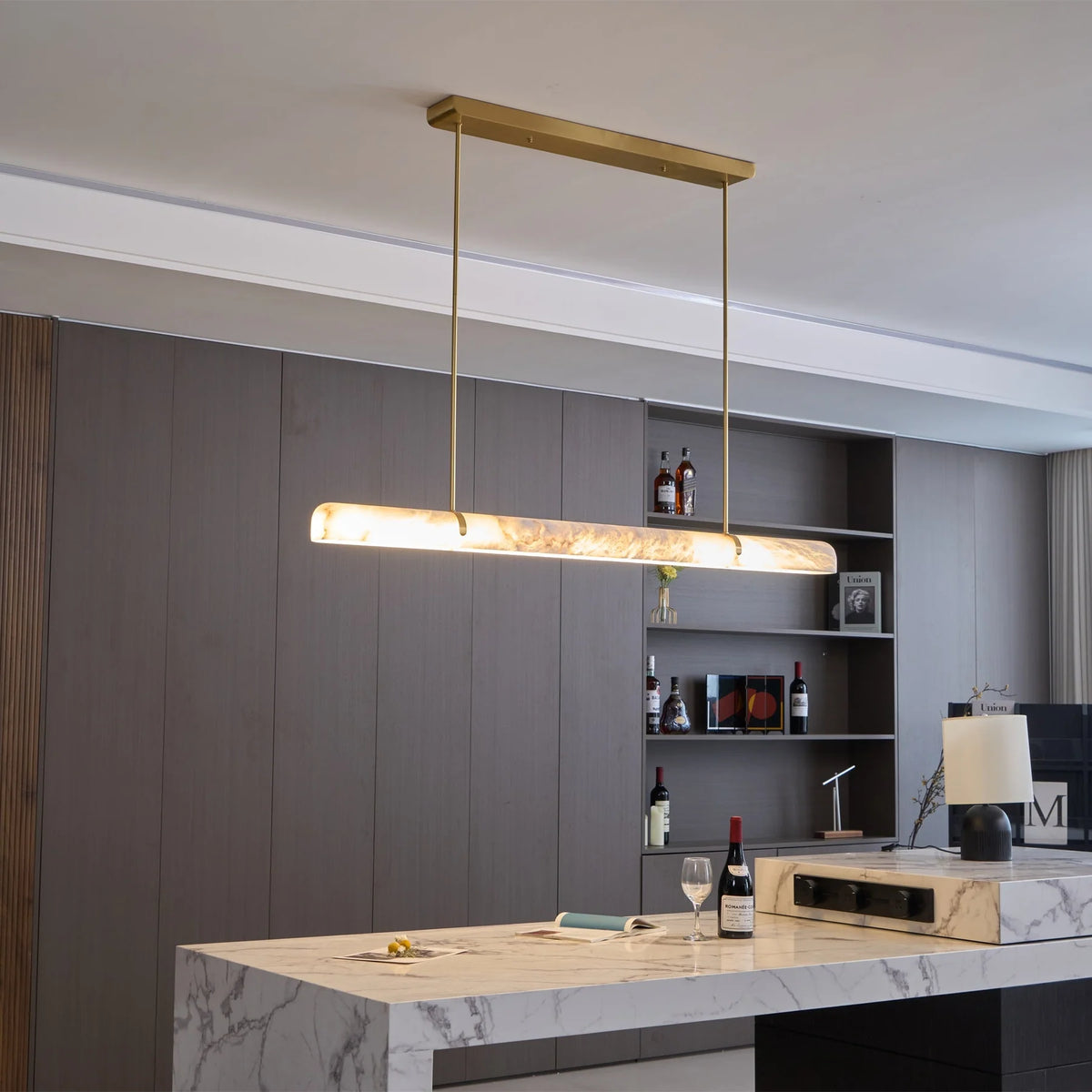 Linear Alabaster Chandelier - Pre Order