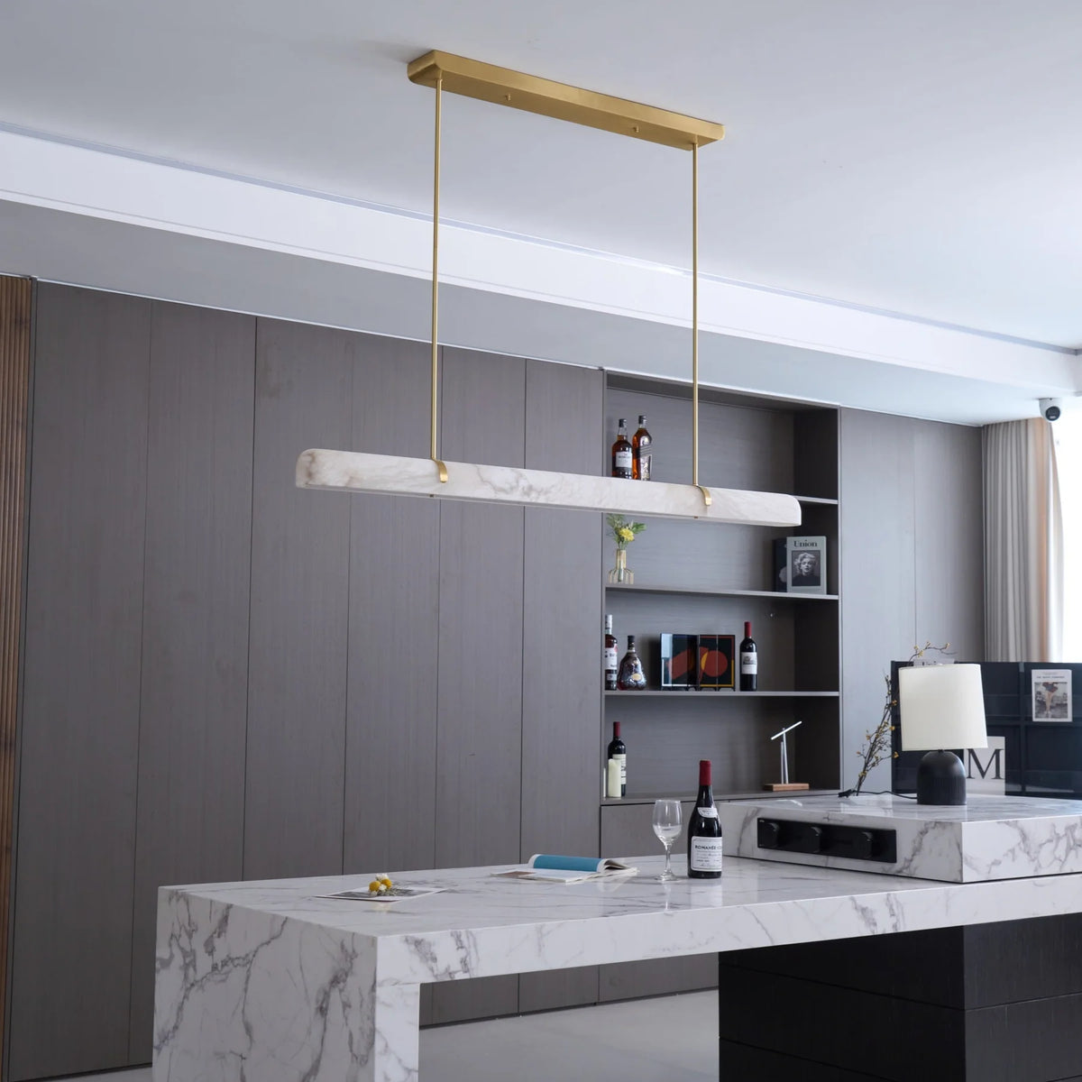 Linear Alabaster Chandelier - Pre Order