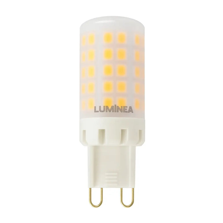 Luminea G9 5W 3000K dimmable LED bulb with CRI 80 for warm white lighting 
