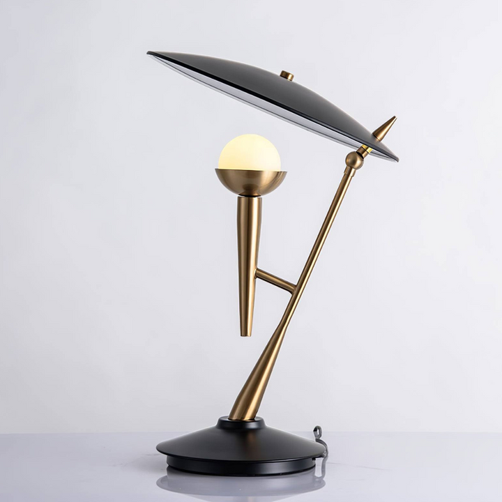 Lumino microphone-shaped modern bedside table lamp, unique design with stylish ambient lighting