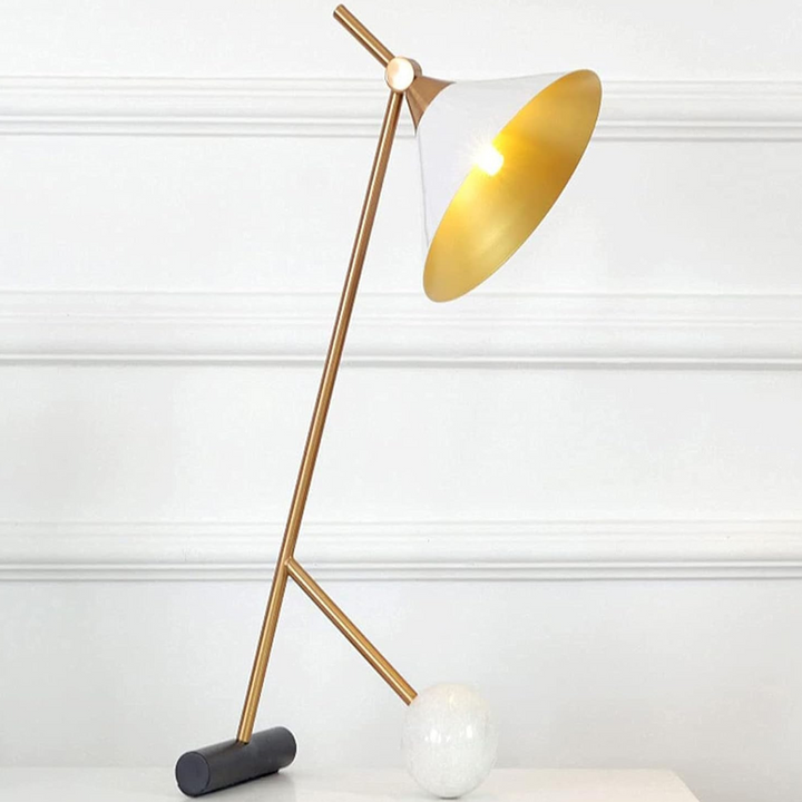 Modern table lamp number 13 featuring elegant lustrous design