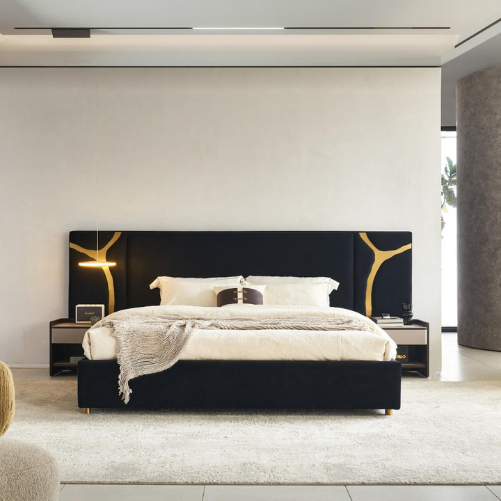 Luxx bed design in an elegant interior setting – modern bedroom furniture with stylish detailing and comfortable bedding