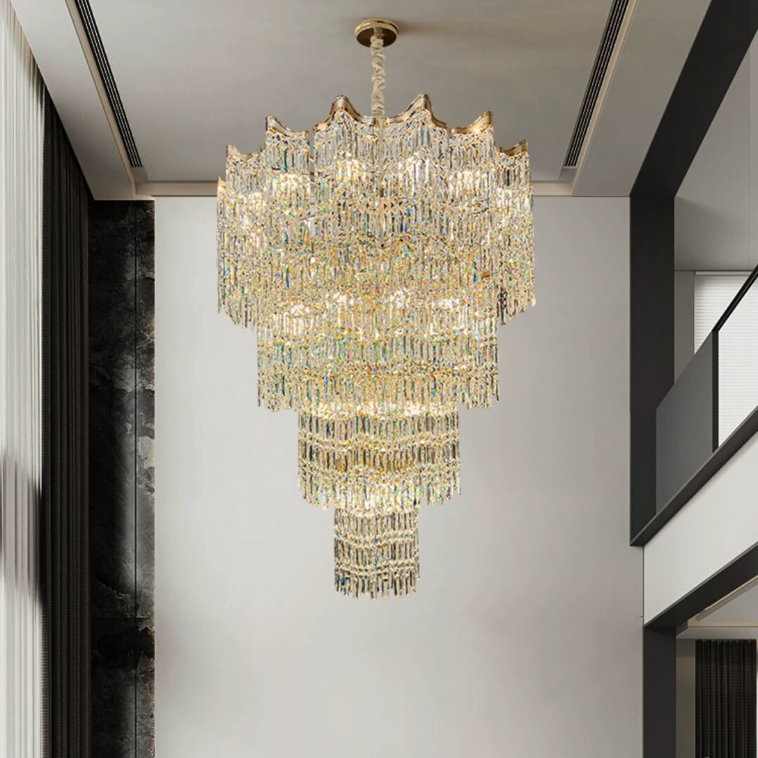 Luxx- Designer Chandelier Suspended Crystal