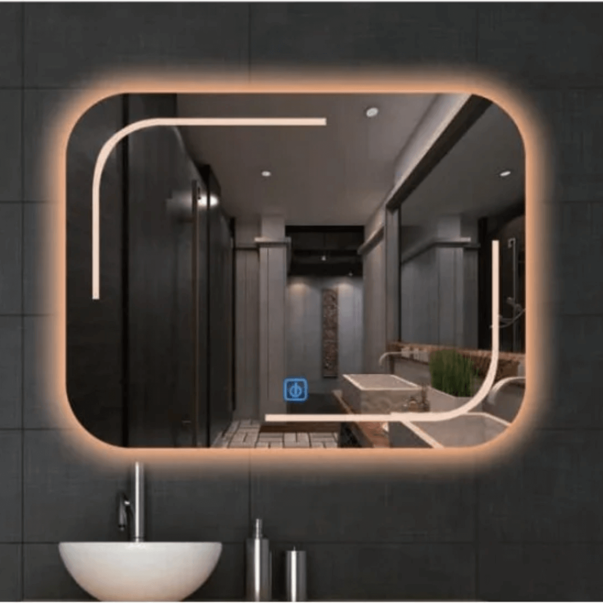 LumeGlow LED Rectangular Mirror-100CM &amp; 150 CM