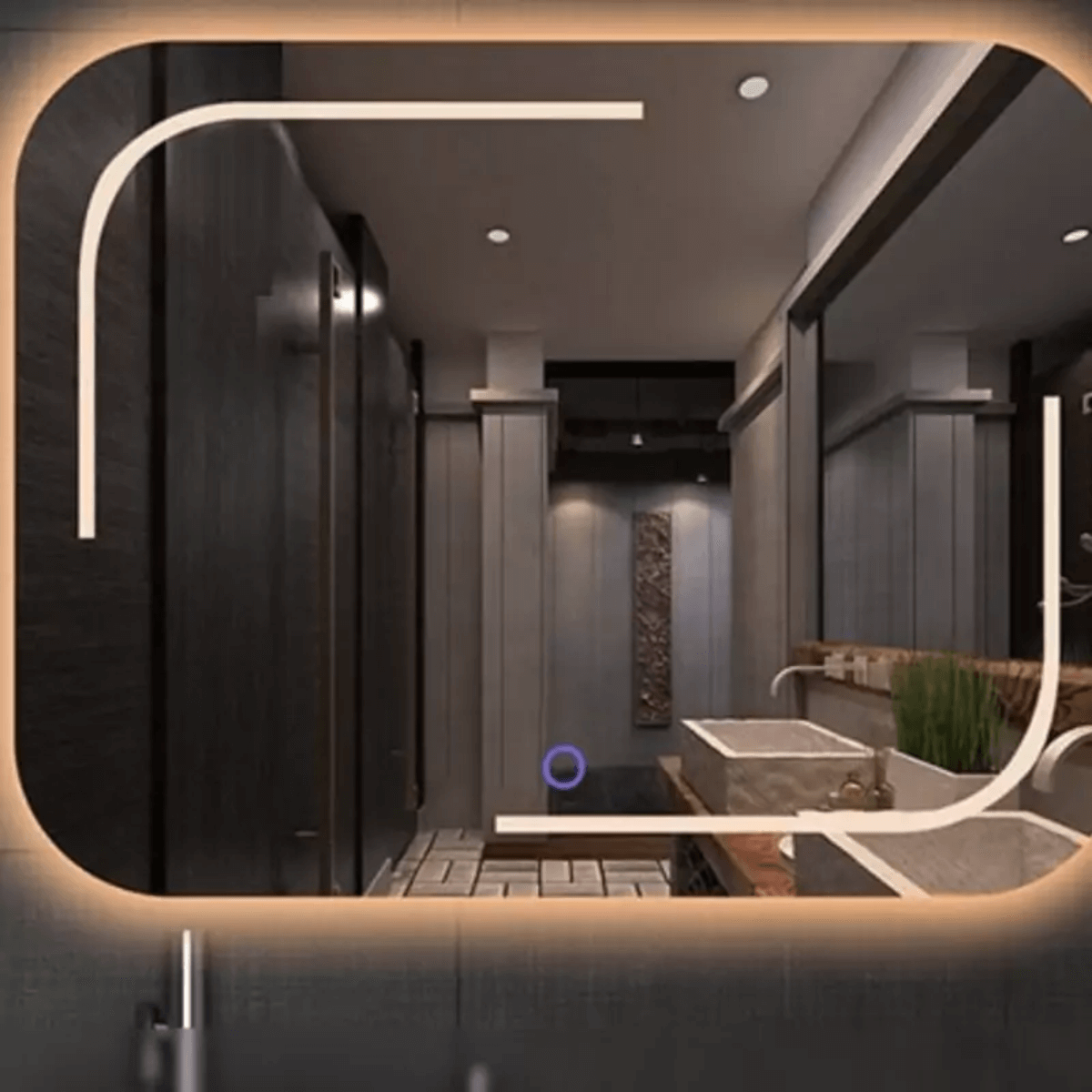 LumeGlow LED Rectangular Mirror-100CM &amp; 150 CM