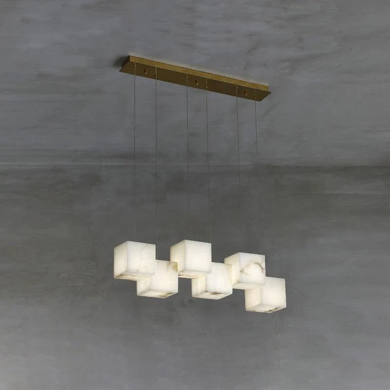 Alabaster Box Chandelier - Pre Order