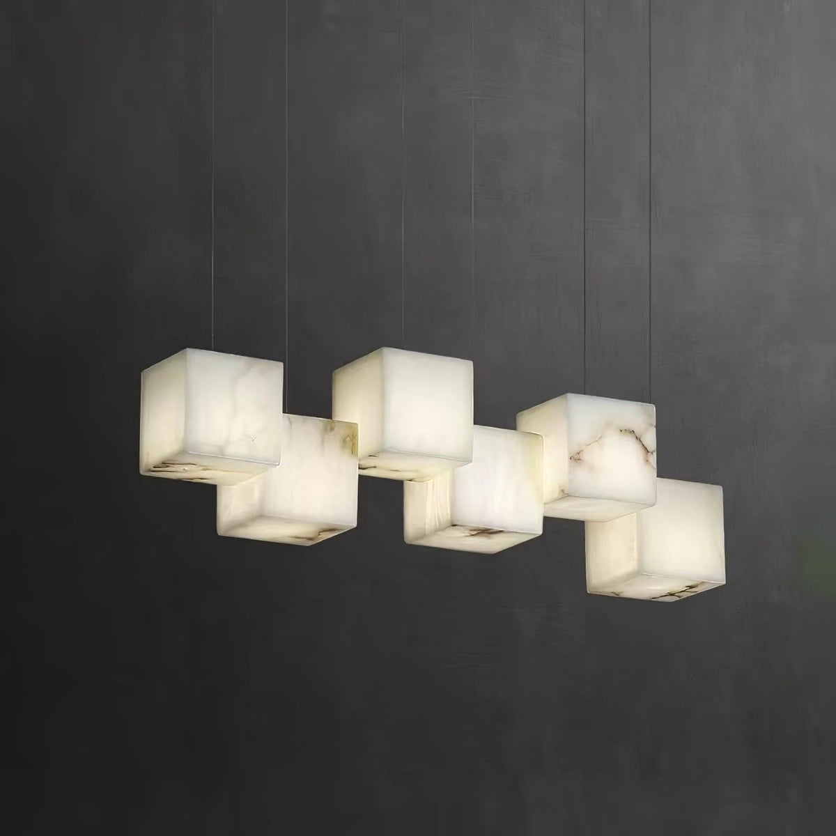 Alabaster Box Chandelier - Pre Order