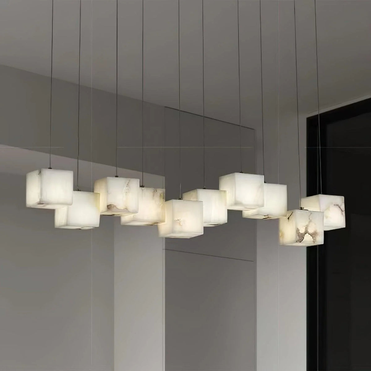 Alabaster Box Chandelier - Pre Order
