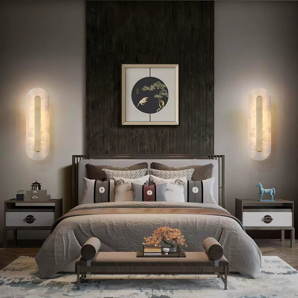 Alabaster Rounded Wall Light - Pre Order