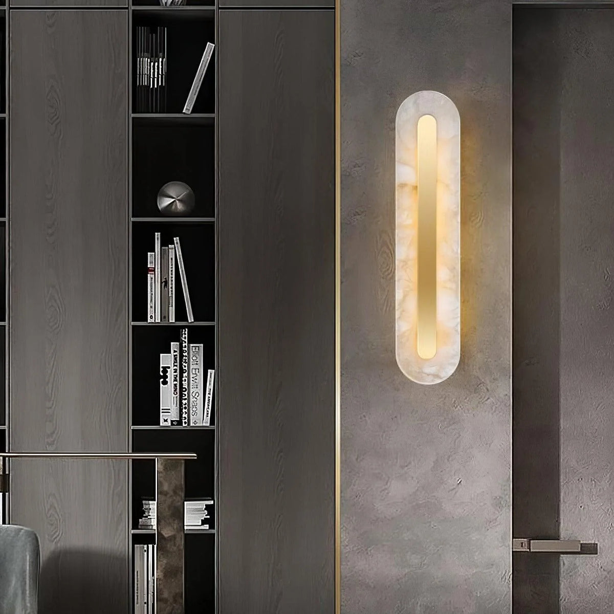 Alabaster Rounded Wall Light - Pre Order