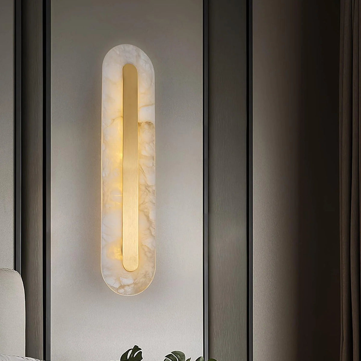 Alabaster Rounded Wall Light - Pre Order