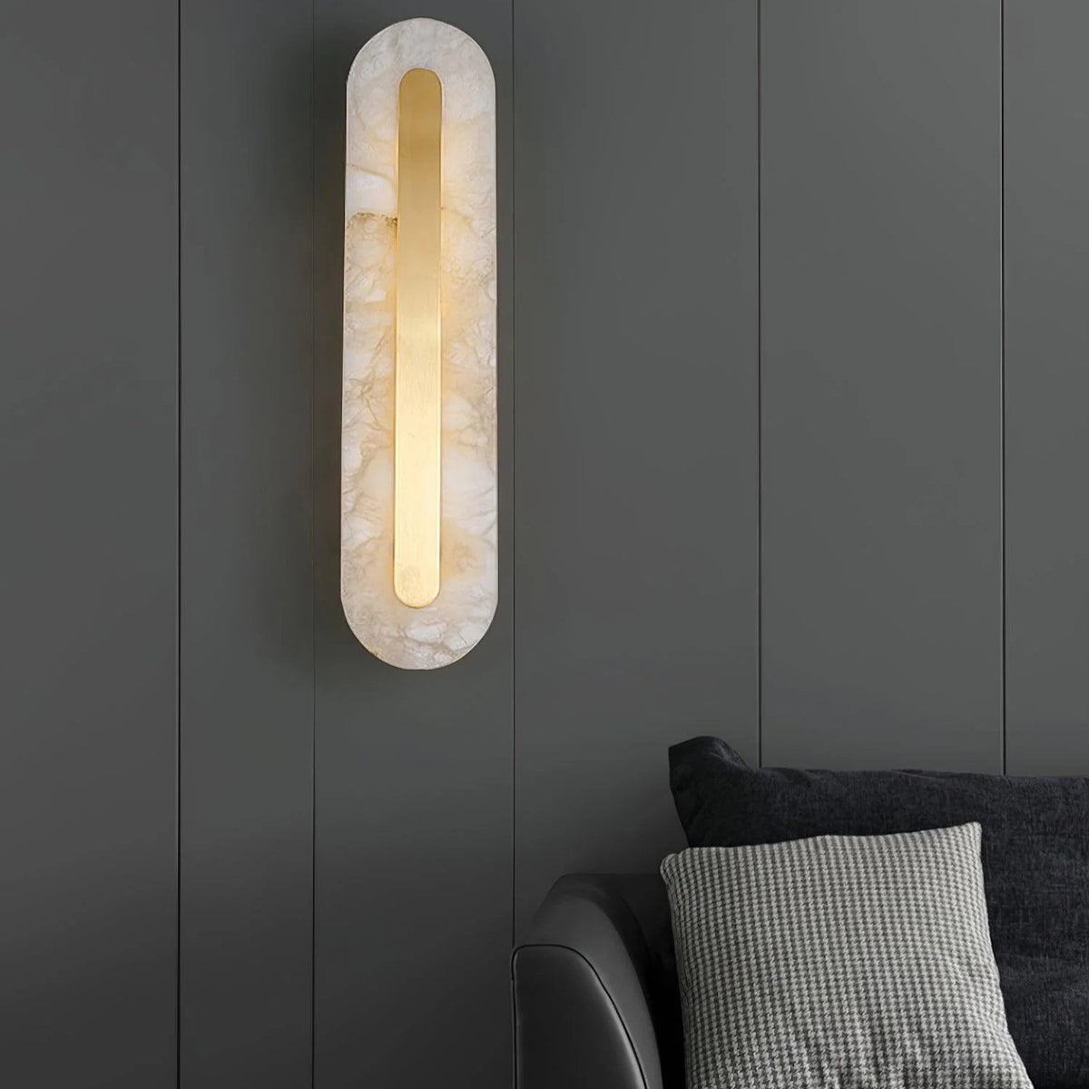 Alabaster Rounded Wall Light - Pre Order