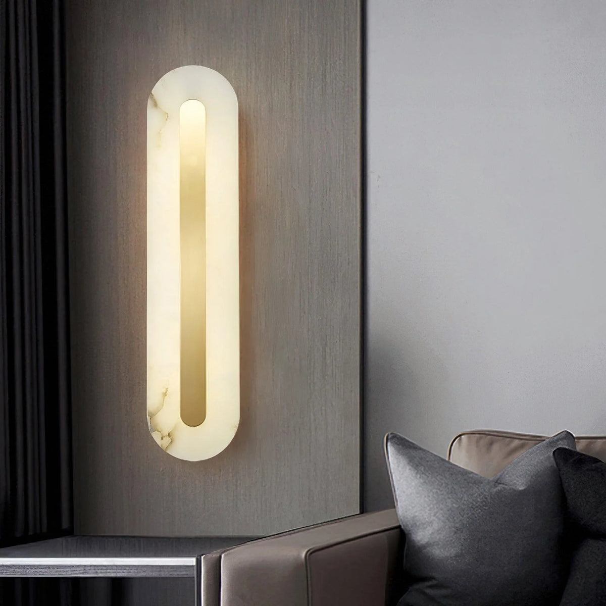 Alabaster Rounded Wall Light - Pre Order