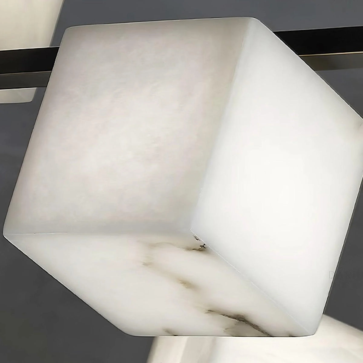 Alabaster Square Box Chandelier - Pre Order