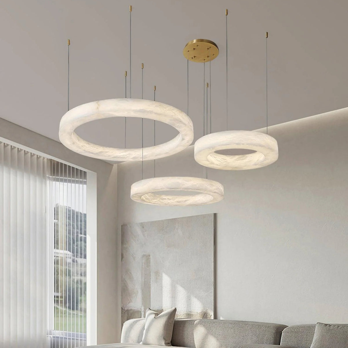 Marika Alabaster Chandelier - Pre Order