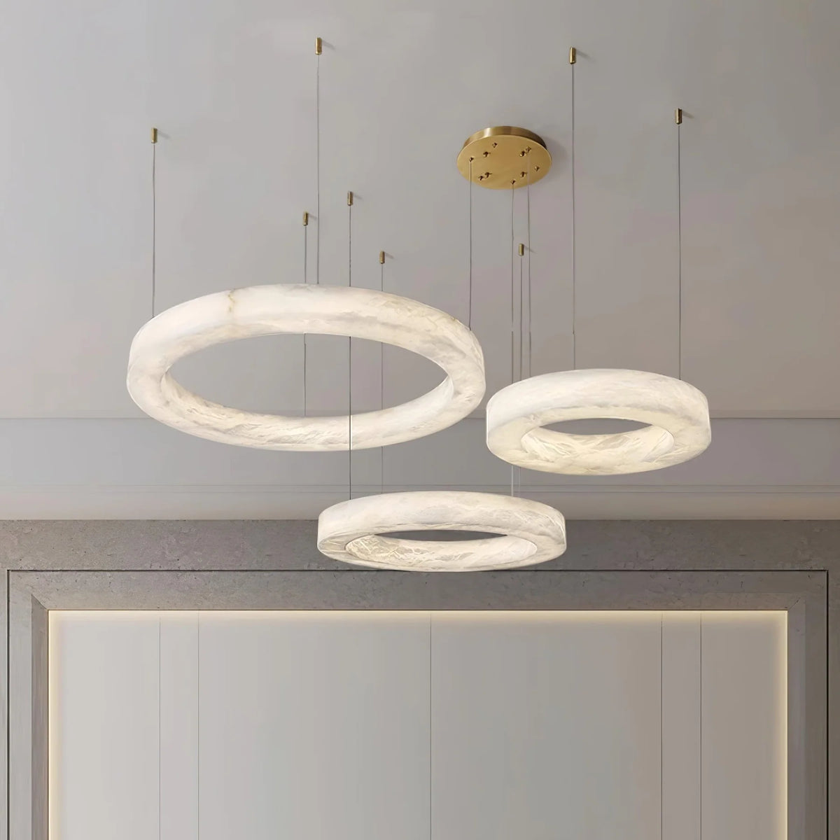 Marika Alabaster Chandelier - Pre Order