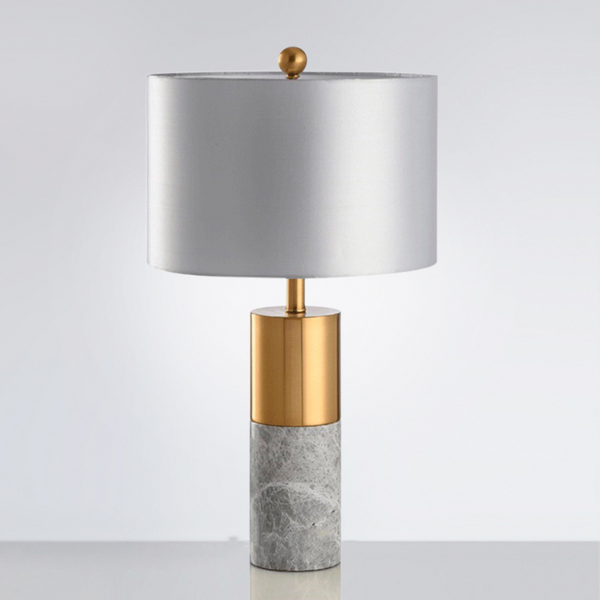 Elegant Marmar table lamp featuring solid marble base for stylish interiors