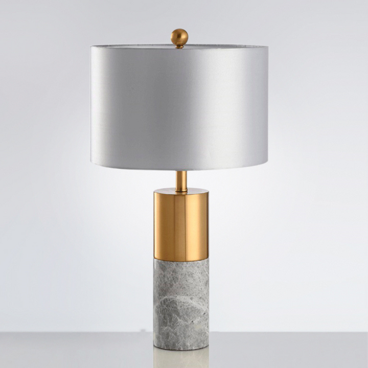 Elegant Marmar table lamp featuring solid marble base for stylish interiors