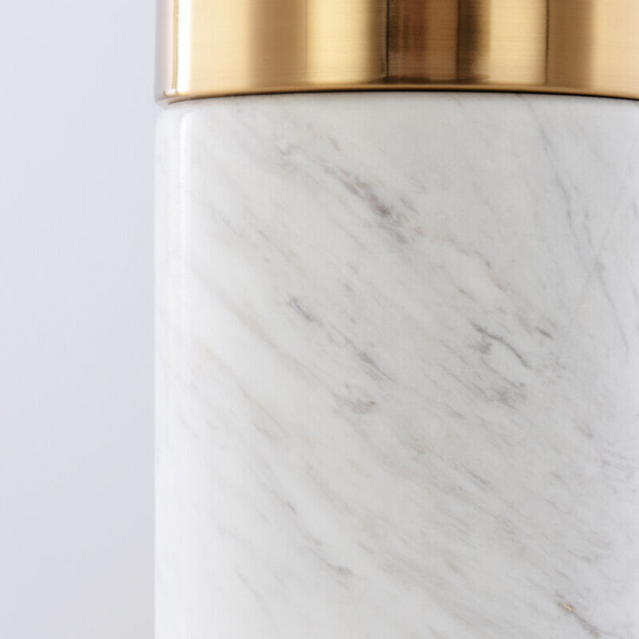 Stylish Marmar table lamp with modern look and marble foundation