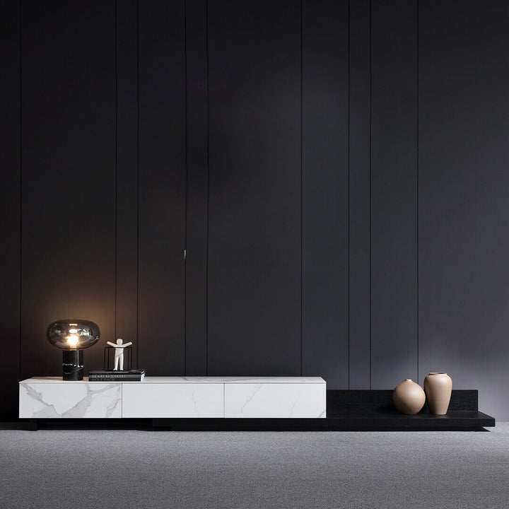 Media Heaven extendable TV unit in elegant interior, modern stylish storage for living rooms