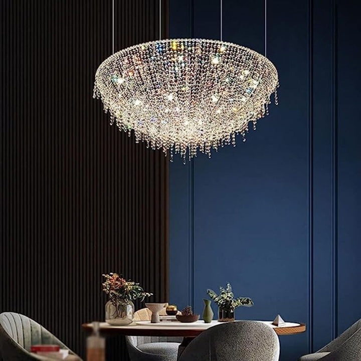 Meteor Chandelier Light in Australia Dining Room – Modern Elegant Ceiling Lighting Fixture