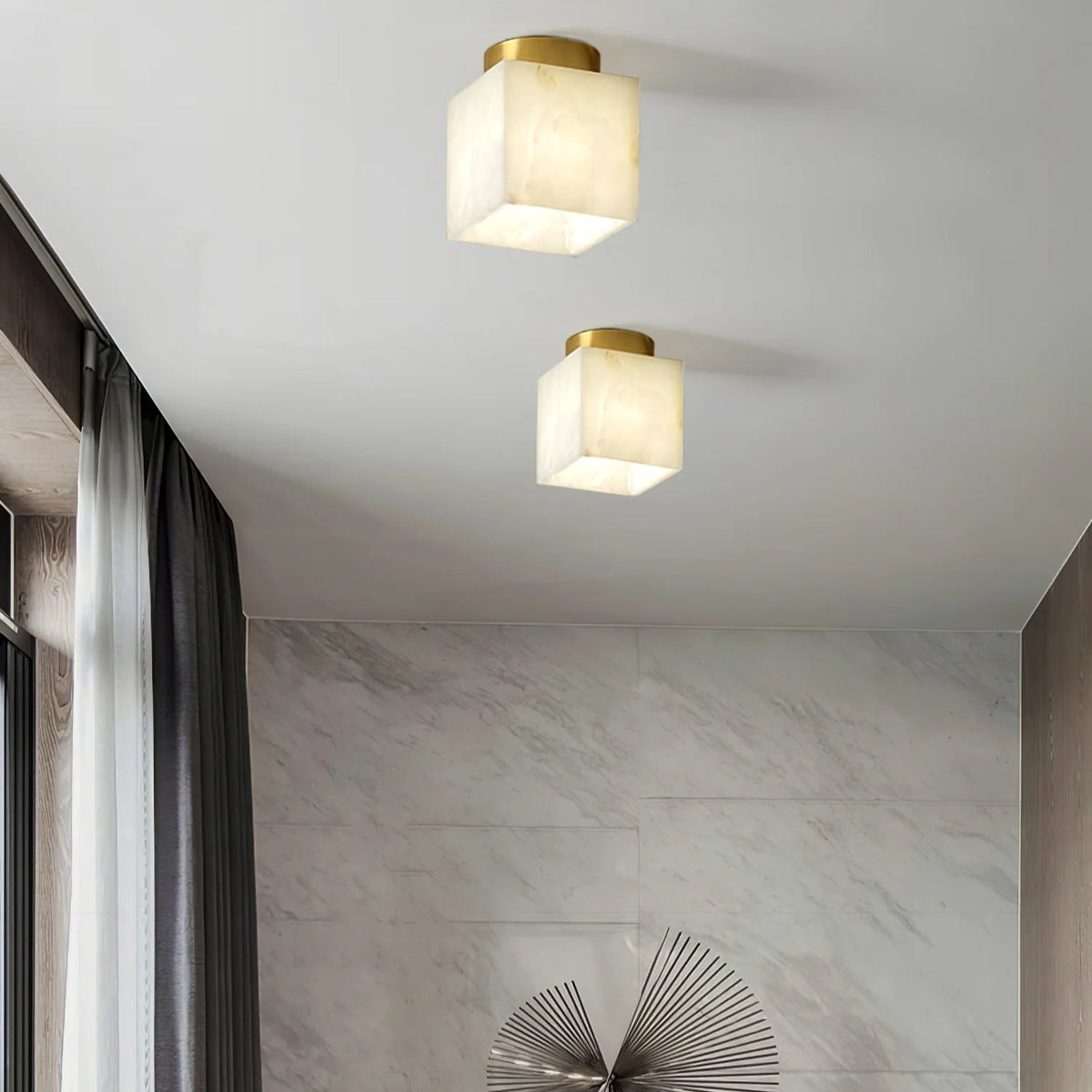 Moon Alabaster Ceiling Light - Pre Order