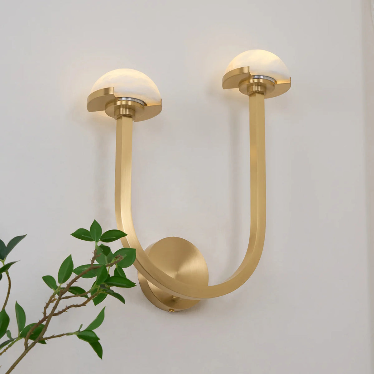 Mushroom Alabaster Wall Lamp - Pre Order