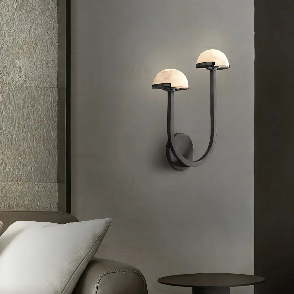 Mushroom Alabaster Wall Lamp - Pre Order