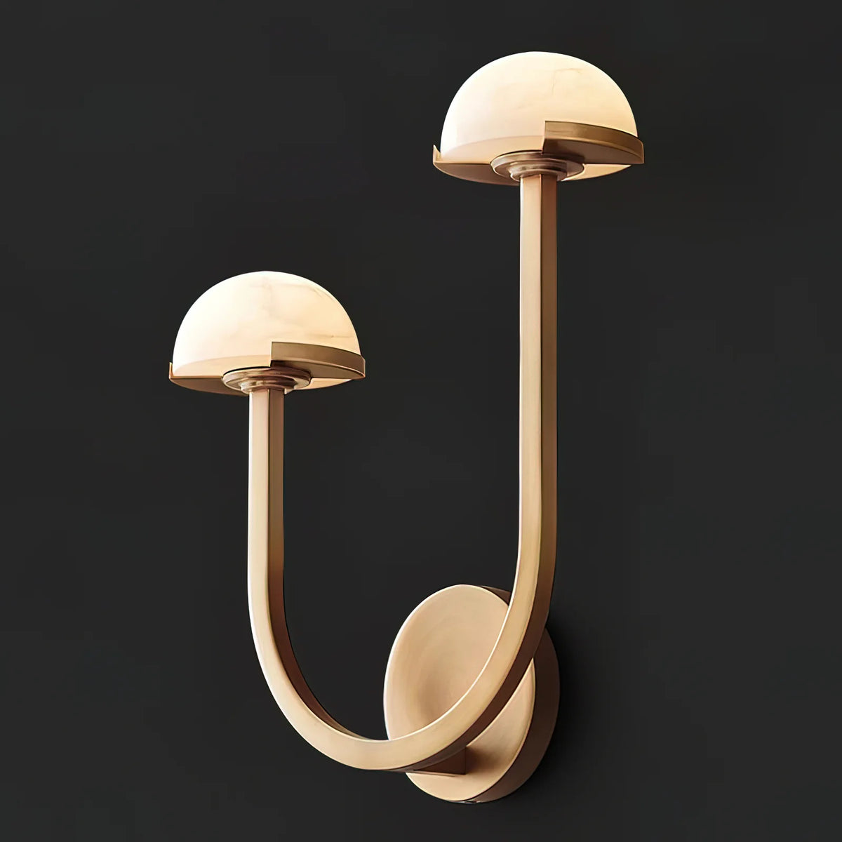 Mushroom Alabaster Wall Lamp - Pre Order