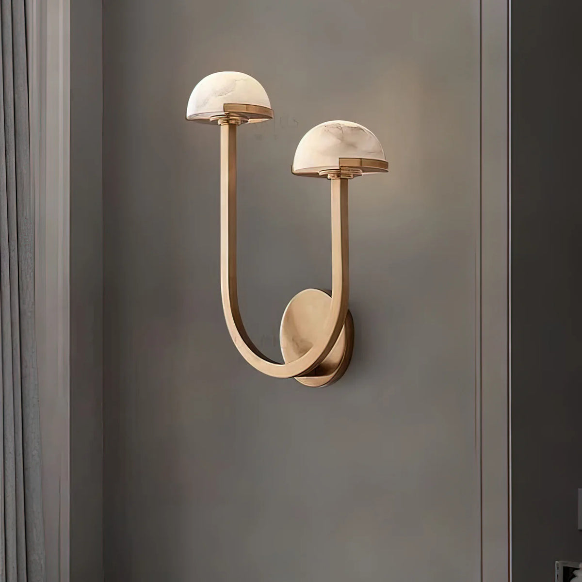 Mushroom Alabaster Wall Lamp - Pre Order