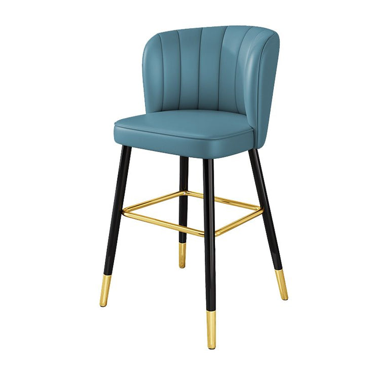 Front view of Noah bar stools by Elegant Interior – modern stylish seating with cushioned seats and sleek frame design.