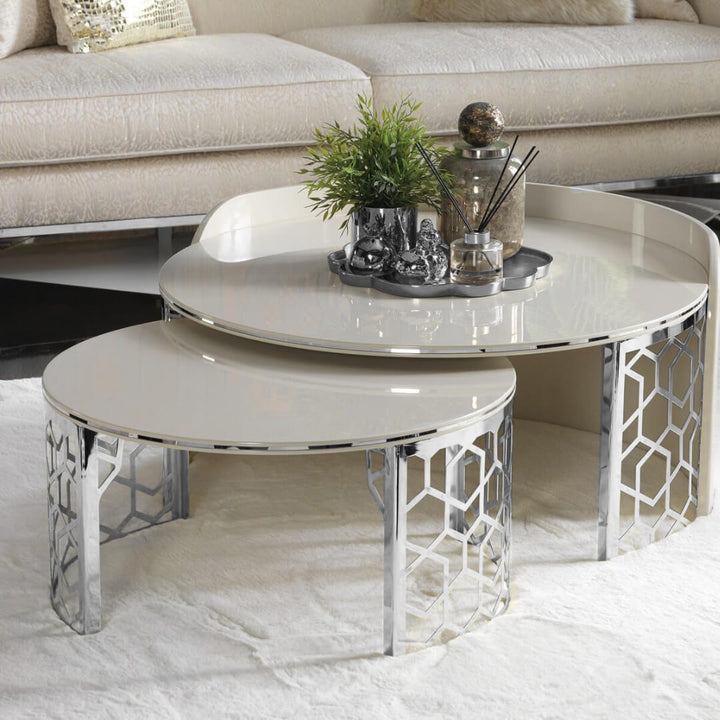 Modern Nordic coffee table enhancing the aesthetic of a sophisticated interior
