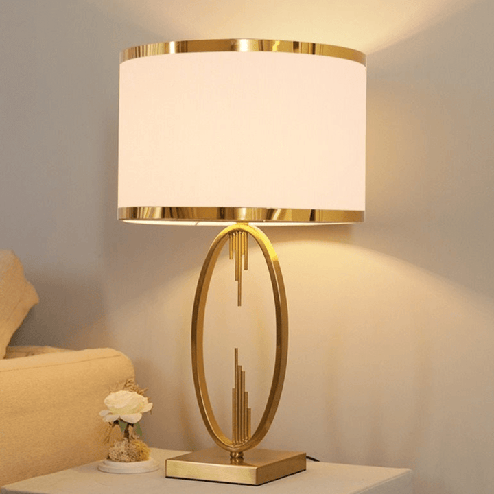 Stylish Nova copper bedside lamp  for elegant bedroom decor