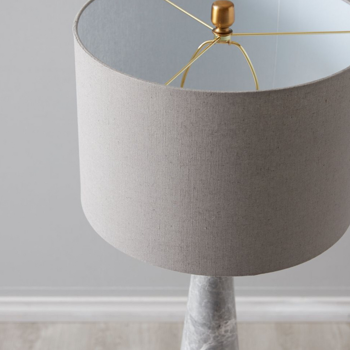 Detailed top view of Nova table lamp highlighting sleek design features