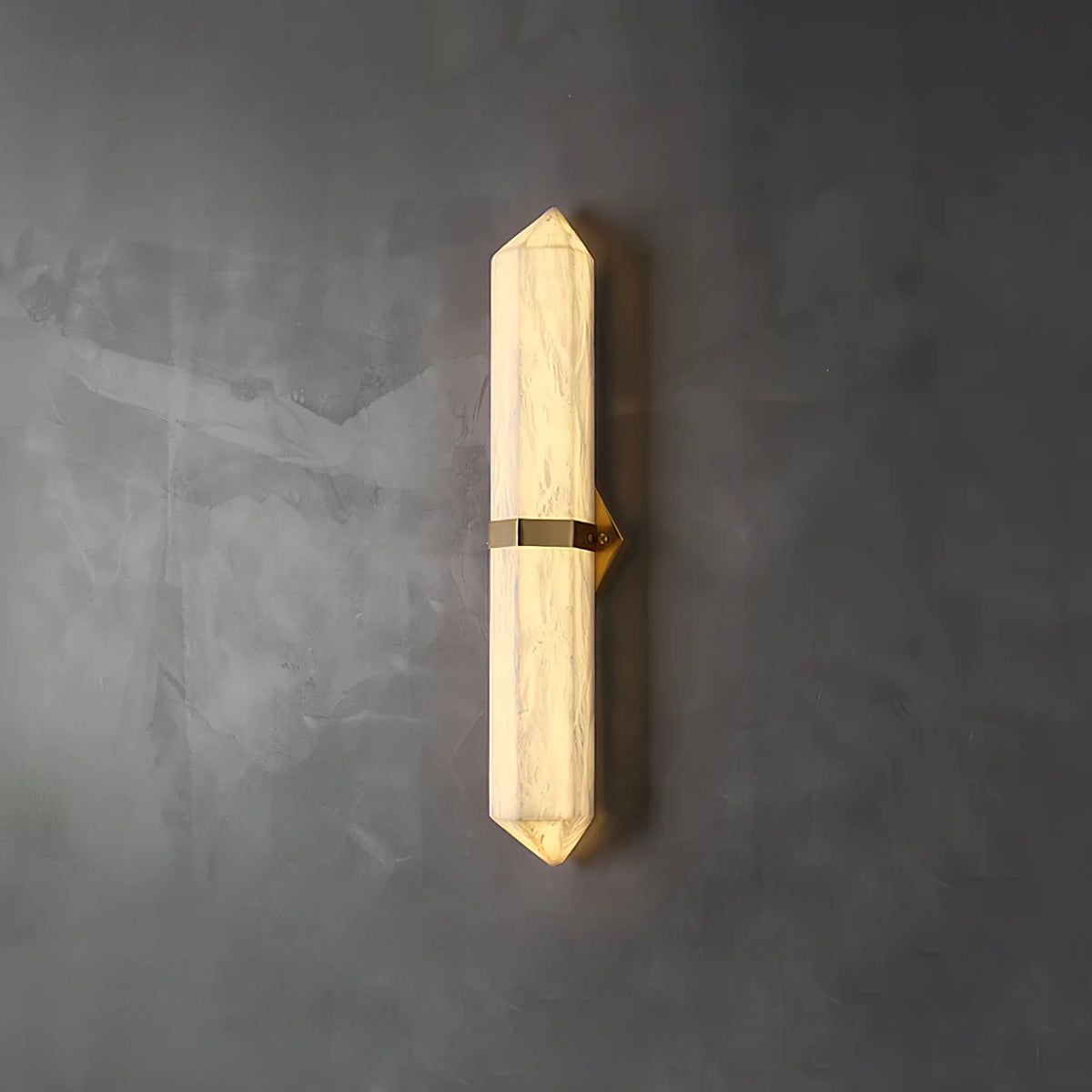 Alabaster Obelisk Wall Sconce - Pre Order