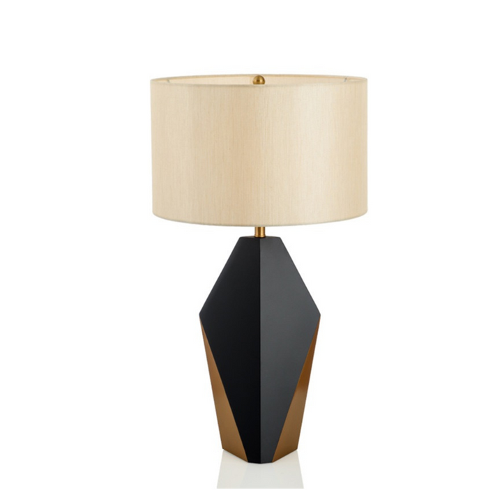 Sleek Oletalia geometric lamp featuring angular frame for elegant home decor