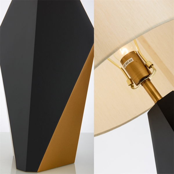 Oletalia table lamp with modern geometric design for stylish interior