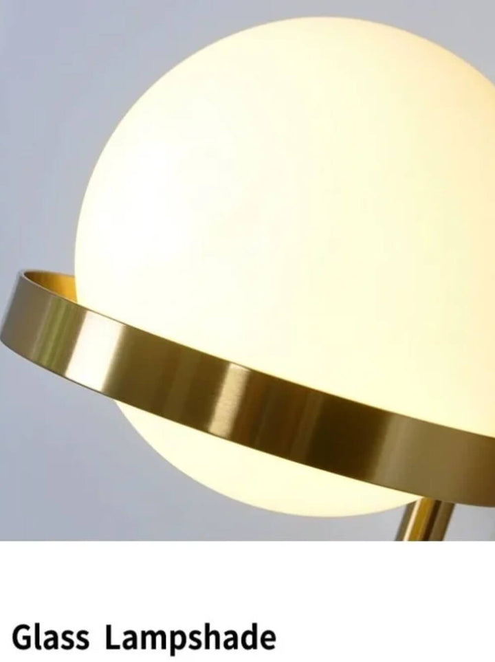 Orbis modern creative wall lamp with glass accents and geometric design, perfect for enhancing contemporary living spaces
