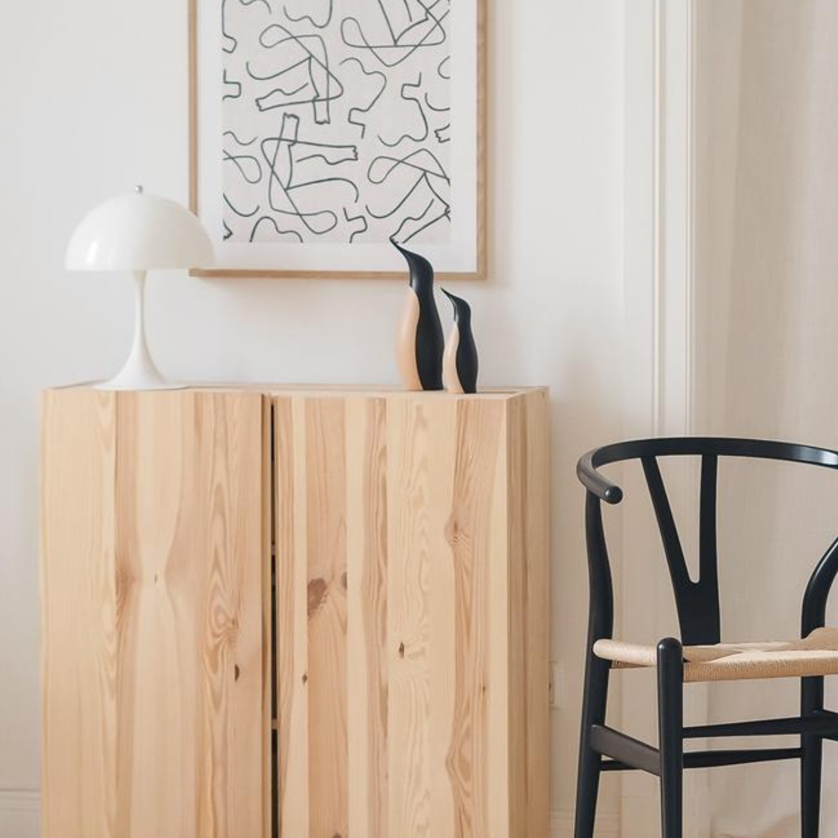 Orelli Umbrella Shaped Bedside Table Lamp | Elegant Interior