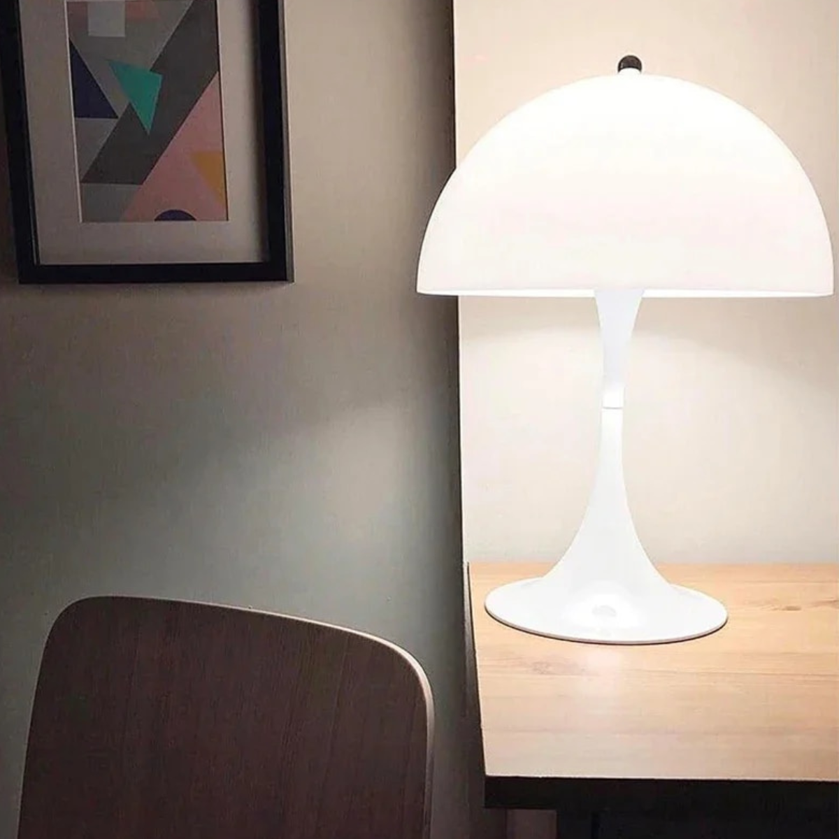 Orelli Umbrella Shaped Bedside Table Lamp | Elegant Interior