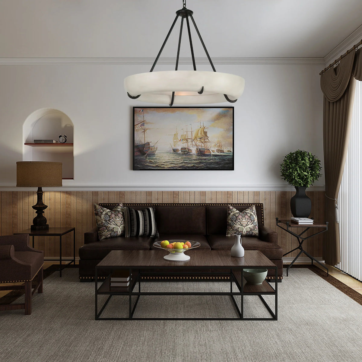 Orion Alabaster Chandelier - Pre Order