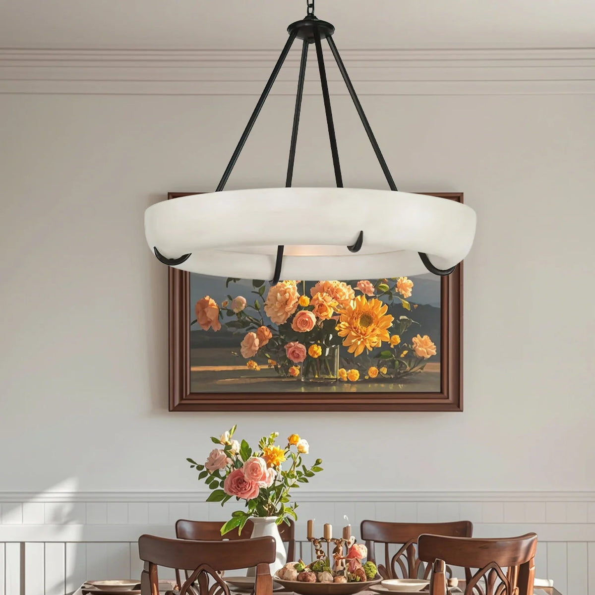 Orion Alabaster Chandelier - Pre Order