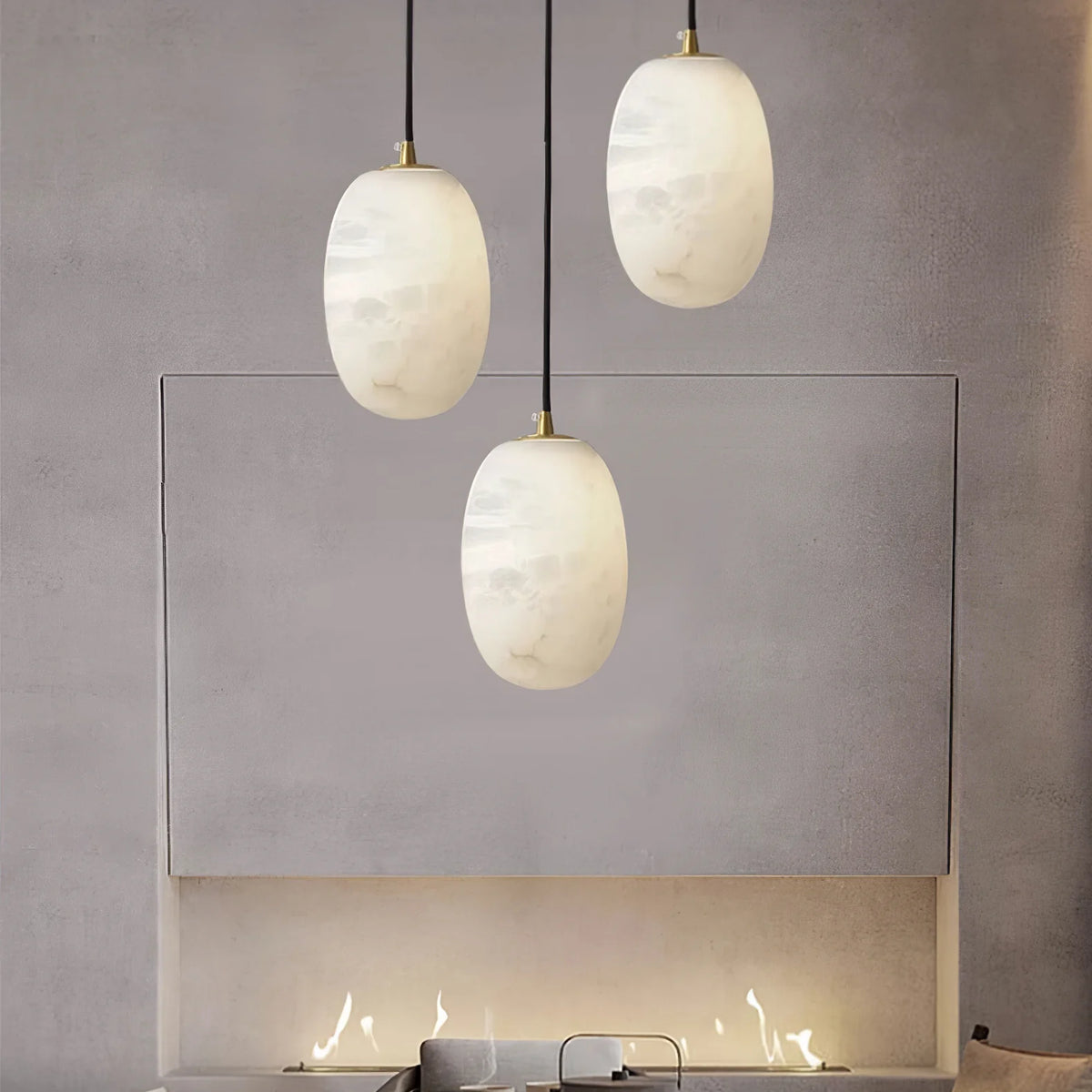 Pebble Alabaster Pendant Lamp - Pre Order