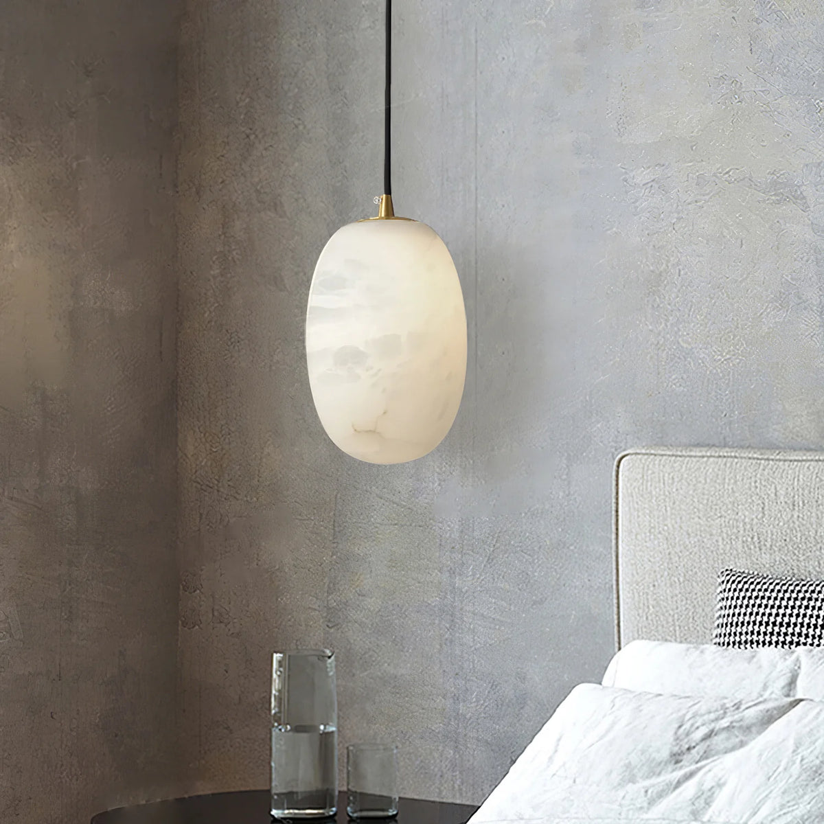 Pebble Alabaster Pendant Lamp - Pre Order