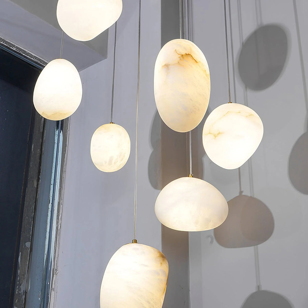 Pebbles Alabaster Pendant Lamp - Pre Order