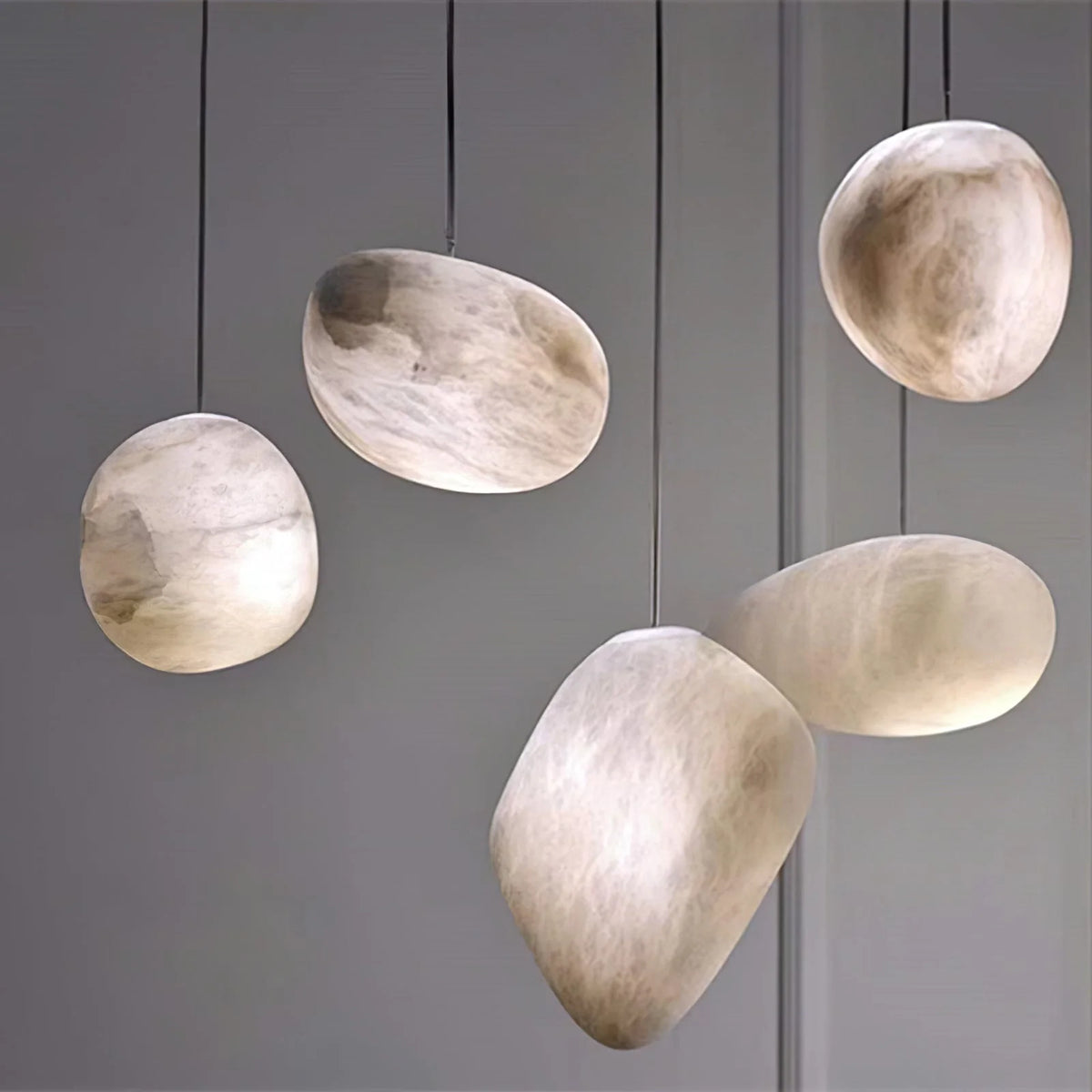 Pebbles Alabaster Pendant Lamp - Pre Order